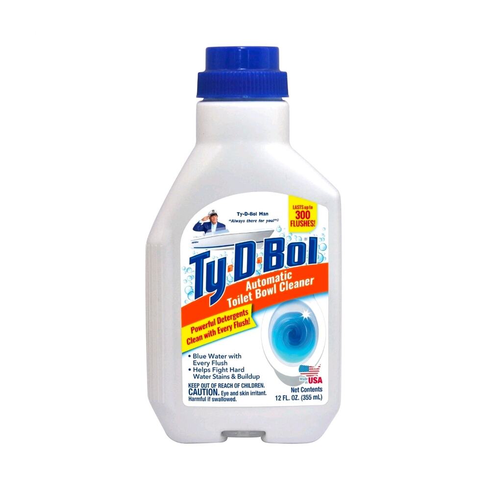 Ty-D-Bol Automatic Toilet Bowl Cleaner Cleans and Deodorizes Toilets 10 oz